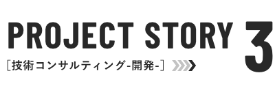 プロジェクトストーリー3　技術コンサルティング