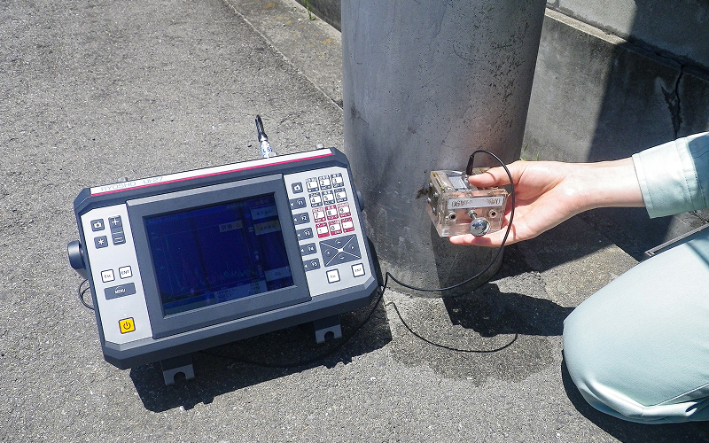 照明柱（金属柱）劣化判定