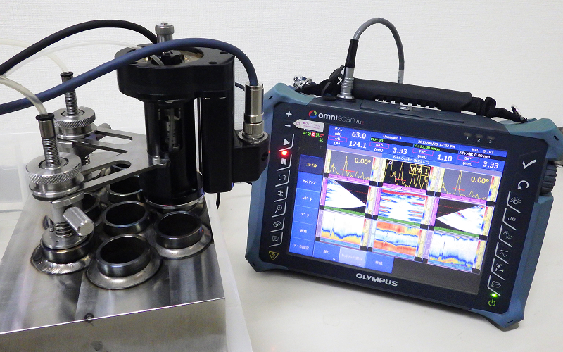 熱交換器管端溶接部フェーズドアレイ超音波探傷検査システム